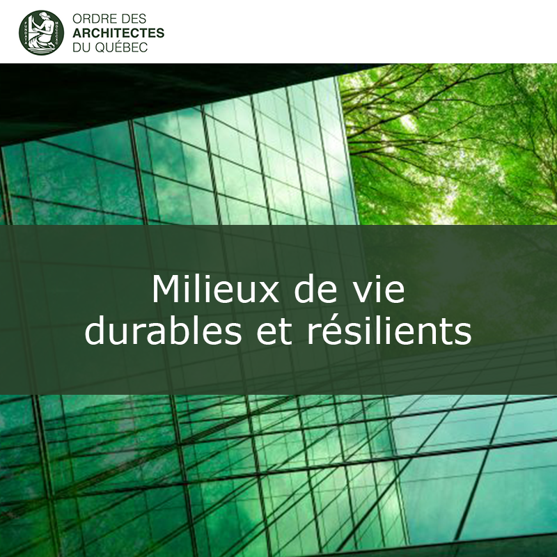 Milieux de vie durables et résilients