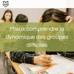 Mieux comprendre la dynamique des groupes difficiles